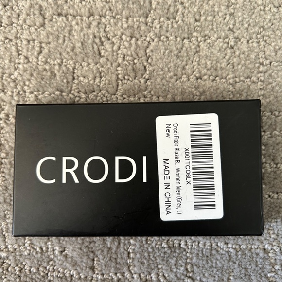 NEW Crodi Fitbit Blaze Band Stainless Steel Unisex Large Dark Grey - Picture 4 of 5